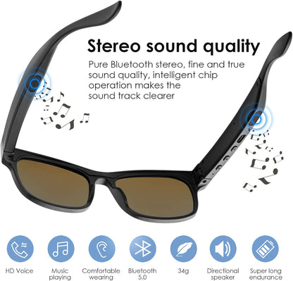 Gafas Inteligentes  Bluetooth con Control Táctil y Protección UV