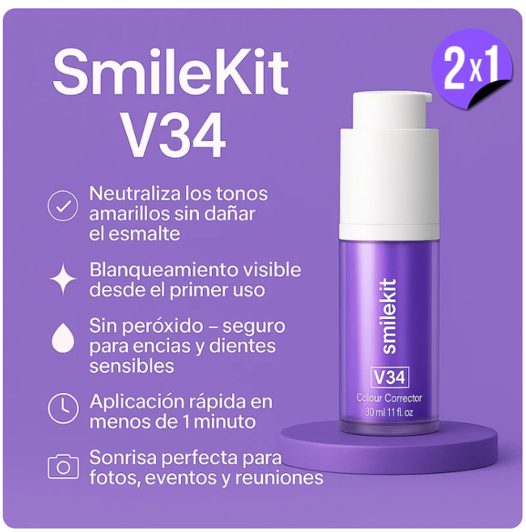 BLANQUEADOR DENTAL LILA V34