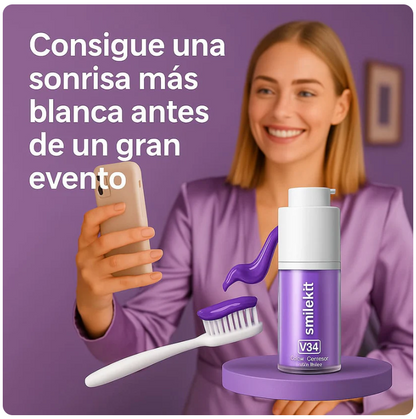 BLANQUEADOR DENTAL LILA V34