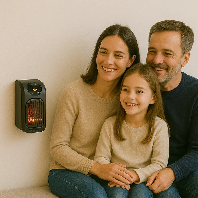 Calor al instante sin gastar de más - Mini Calefactor Portátil 400W