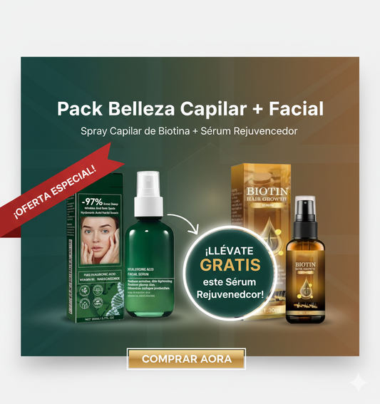 Spray Capilar de Biotina + Sérum Rejuvenecedor