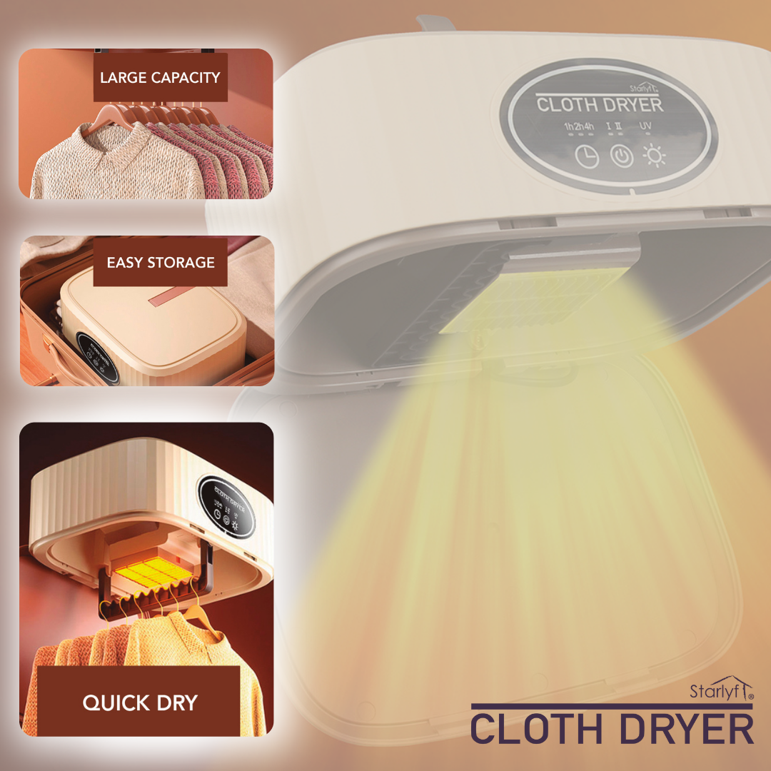 Secador y esterilizador de ropa portátil